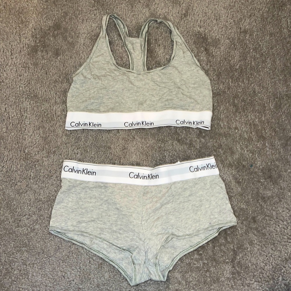 Grey Calvin Klein Set